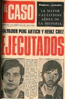 Gleichzeitig mit Salvador Puig Antich wird auch Georg Michael Welzel vom spanischen Staat umgebracht. Wikipedia weiss: Georg Michael Welzel (11. April 1944 in Cottbus - 2. März 1974 in Tarragona) war ein DDR-Flüchtling und eines der letzten Opfer der Todesstrafe in Spanien. Er wurde unter dem Namen Heinz Ches in der Haftanstalt von Tarragona hingerichtet. Etwa zeitgleich fand in Barcelona die Hinrichtung des Anarchisten Puig Antich statt. Zwischen 1964 und 1970 wurde Welzel dreimal wegen versuchter Republikflucht festgenommen. Praktisch die gesamte Zeit von 1964 bis 1972 verbrachte er in Gefängnissen der DDR. Nachdem die Bundesrepublik ihn freigekauft hatte, besorgte er sich einen falschen Reisepass auf den Namen Klaus Hermann Rudolf Sackman, mit dem er im September 1972 über Frankreich und Port Bou nach Spanien reiste. Seine Familie blieb in der DDR. Am 13. Dezember 1972 schoss er im Hafen von Barcelona auf einen Angehörigen der Guardia Civil, der dabei schwer verletzt wurde. Am 19. Dezember 1972 betrat ein Beamter der Guardia Civil ein Café in Tarragona, in dem Welzel saß. Welzel erschoss ihn ohne Vorwarnung mit einem gestohlenen Gewehr. Beim Verhör gab er zu, geschossen zu haben, bestritt aber jede Tötungsabsicht. Bei den Vernehmungen behauptete Welzel, Heinz Ches (andere Schreibweise: Chez) zu heißen, und im Jahr 1939 in Stettin geboren zu sein. Warum er seine Identität verschleierte, bleibt unklar. Interpol meldete zwar an die spanischen Behörden die wahre Identität Welzels, allerdings nahm die spanische Gerichtsbarkeit die Information entweder nicht zur Kenntnis oder ignorierte sie. Vermutungen gehen dahin, dass er entweder Druck der DDR-Behörden auf seine Familie befürchtete oder sich seiner Tat schämte. Auch die Spanier hatten kein Interesse an der Veröffentlichung der wahren Identität, möglicherweise weil diplomatische Verwicklungen mit der Bundesrepublik Deutschland befürchtet wurden. Im Verfahren selbst vertrat ihn ein junger Verteidiger, dem der Fall in einer Bar angedient wurde. Niemand legte Berufung gegen das am 6. September 1973 verhängte Todesurteil ein. Die Hinrichtung dauerte länger als gewöhnlich, da der Henker den Umgang mit der Garrotte nicht beherrschte. Vom Beginn der Hinrichtung bis zum Eintritt des Todes benötigte der Henker mehrere Versuche, die insgesamt eine halbe Stunde andauerten. Zu dem Hintergrund der Hinrichtung gibt es folgende Vermutung: Nachdem die ETA Francos designierten Nachfolger Luis Carrero Blanco ermordet hatte, wollte das Regime ein Exempel statuieren. Der Anarchist Puig Antich sollte deshalb hingerichtet werden. Um den Fall allerdings nicht nur als politischen Prozess erscheinen zu lassen, sollte ebenfalls ein "gewöhnlicher Krimineller" getötet werden. Die Tatsache, dass er offiziell weder Freunde noch Angehörige hatte und aus einem Land kam, zu dem das franquistische Spanien keine diplomatischen Beziehungen unterhielt, erleichterten das Vorgehen. Welzel hinterließ drei Kinder, die erst nach der Wende von seinem Schicksal erfuhren.