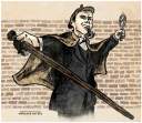 Sherlock Holmes kreuzt erneut unsere Wege… Er kann Jiu-Jitsu, sein Autor wird in London angeblich von Outlaw Legend Jules Bonnot chauffiert